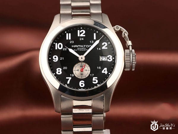 汉米尔顿H77415133卡其海军系列腕表展示
