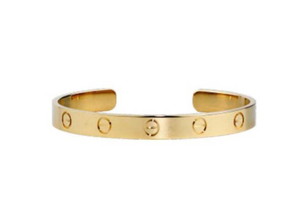 卡地亚18K黄金手镯展示图