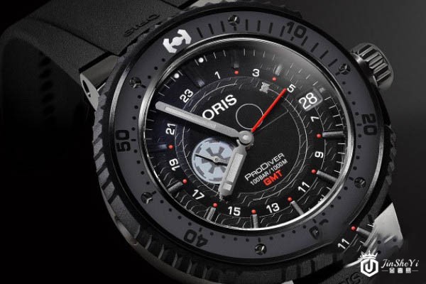 豪利时星球大战达斯维达限量版腕表表盘展示图