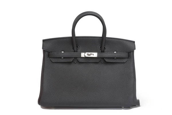 爱马仕铂金包 Birkin25 女士手提包正面展示图