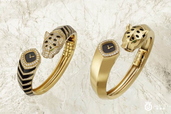 卡地亚全新 PANTHÈREDE CARTIER 猎豹手镯表展示图