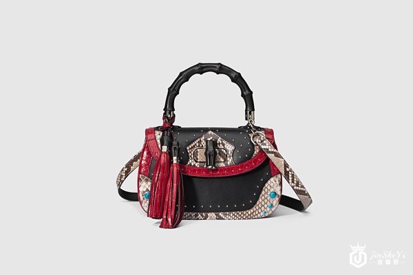 古驰铆钉竹节包回收