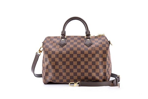 LV棕格Speedy 30肩带款