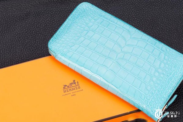 爱马仕鳄鱼皮钱包寄售