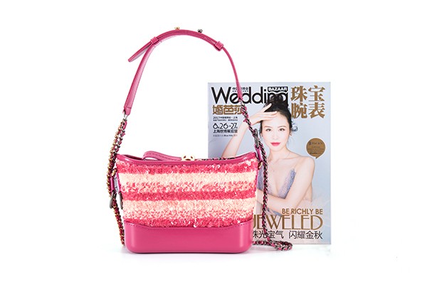 香奈儿流浪包19早春亮片拼色 香奈儿流浪包19早春亮片拼色