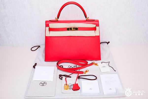 爱马仕凯莉包，唇膏粉