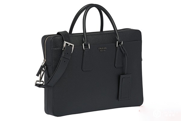 普拉达男士公文包侧面图