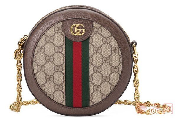 二手GUCCI Ophidia系列小圆链条包