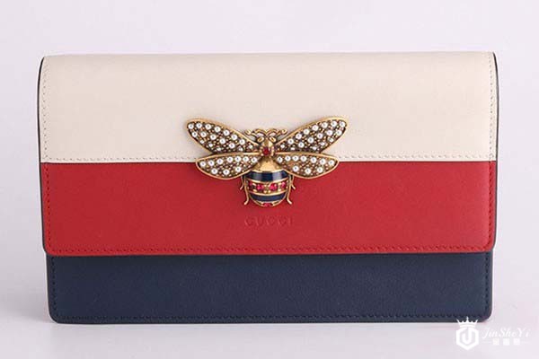 二手古驰小蜜蜂WOC女士牛皮链条包 二手古驰小蜜蜂WOC女士牛皮链条包