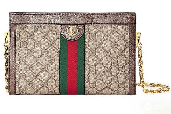 99新GUCCI古驰女包ophidia小号单肩包正面图