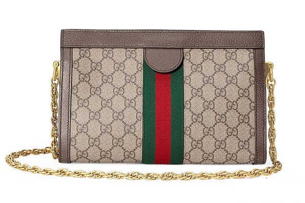 99新GUCCI古驰女包ophidia小号单肩包背面图