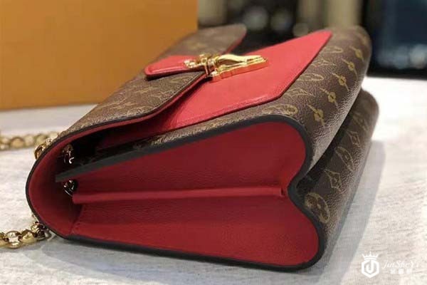 二手95新路易威登LV VICTOIRE手袋侧面图