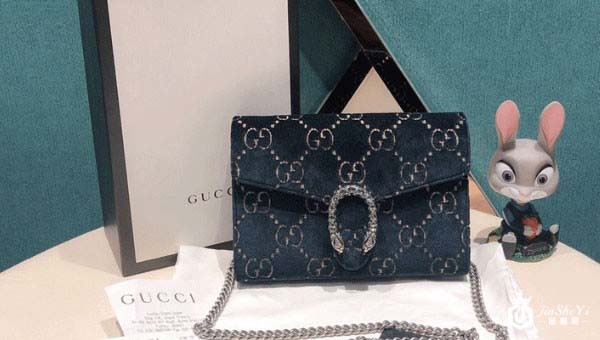 二手古驰酒神单肩斜跨包包的外观展示