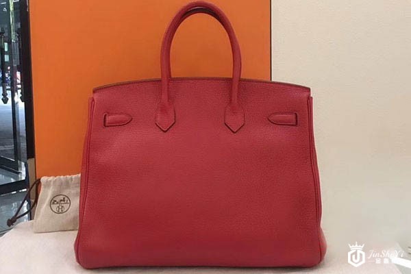 二手爱马仕Birkin35名牌包包背面图