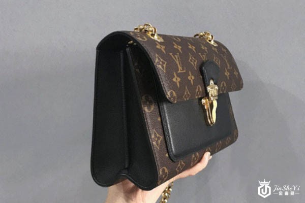 LV路易威登维多利亚老花金珠女包侧面 LV路易威登维多利亚老花金珠女包侧面