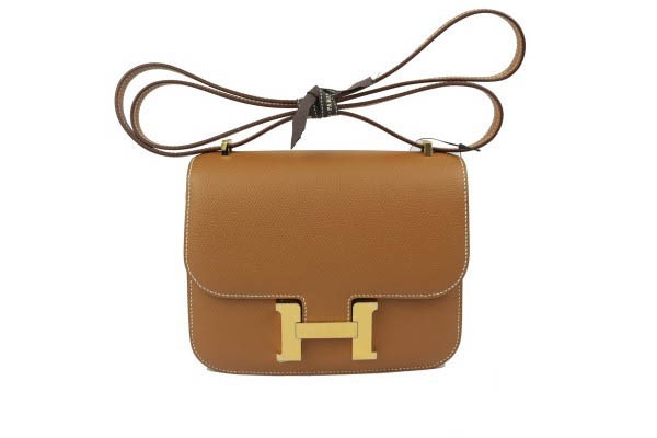 爱马仕牛皮constance19单肩包正面展示图