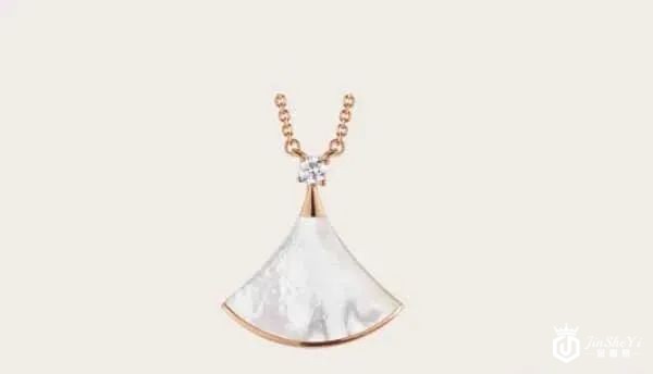 宝格丽18k玫瑰金项链回收