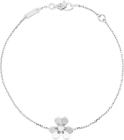 Frivole白色K金钻石手链