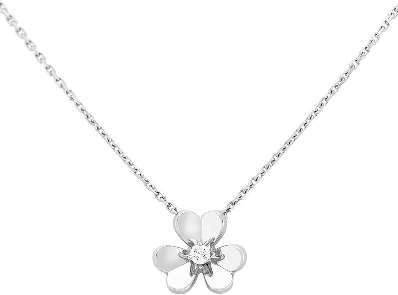 Frivole白色K金钻石吊坠