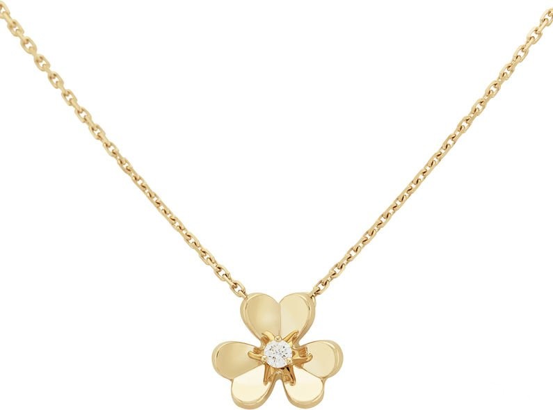 Frivole黄色K金钻石吊坠