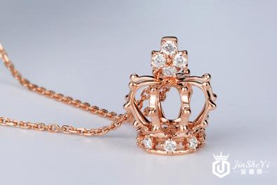 老凤祥18k金钻石项链回收-金奢易网