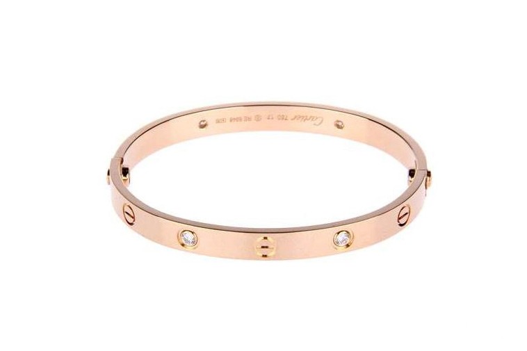 卡地亚4钻手镯回收-金奢易网