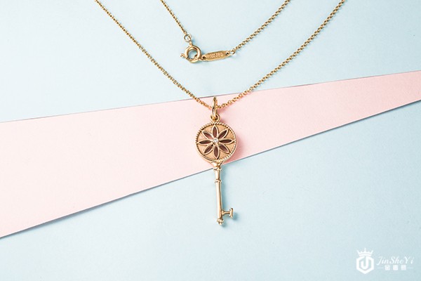 蒂芙尼雏菊钥匙吊坠