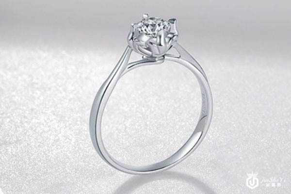  周六福50分SI/H定制KGDB023335钻石戒指戒圈11号