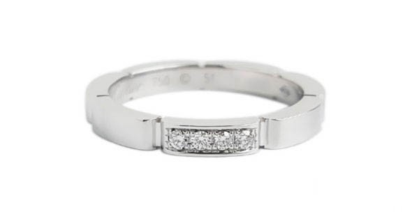 卡地亚MAILLON PANTHｅRE系列B4080400钻戒外观展示