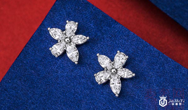 蒂芙尼小号950铂金耳饰