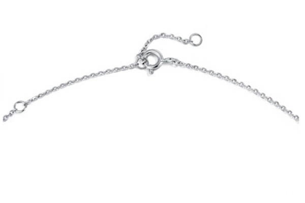 18K红白分色黄金爱情密语系列愿望之星钻石项链链扣展示图