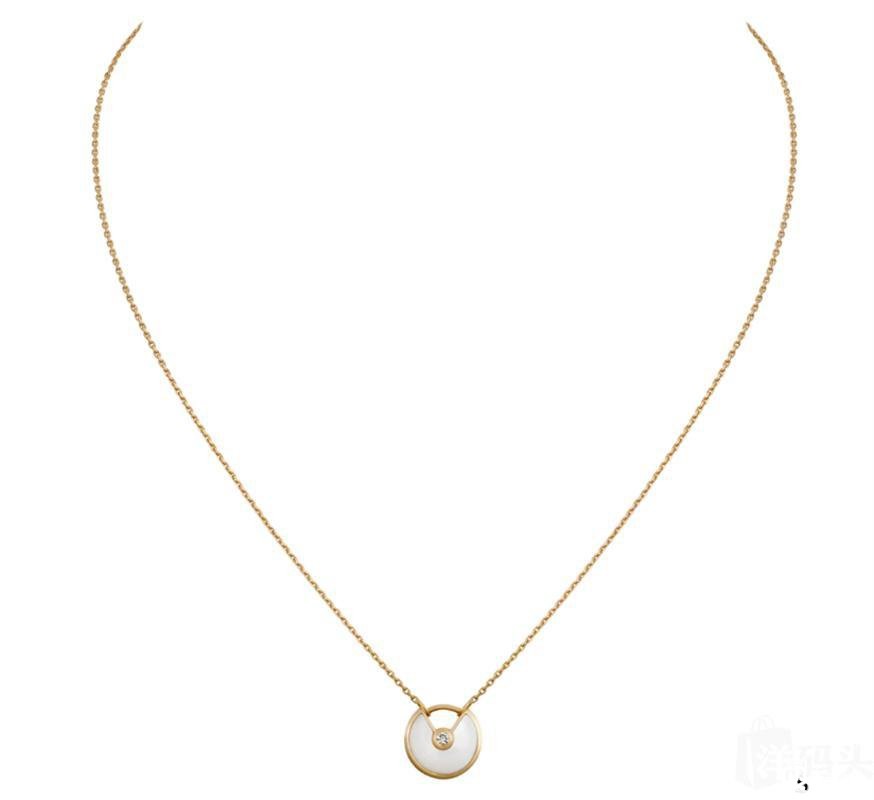 卡地亚满钻钉子项链回收