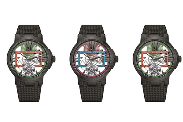 雅典新款经理人系列Executive Skeleton Tourbillon Hyperspace手表