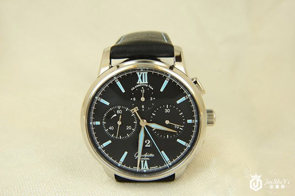 格拉苏蒂原创全新参议员大日历计时钢制手表回收