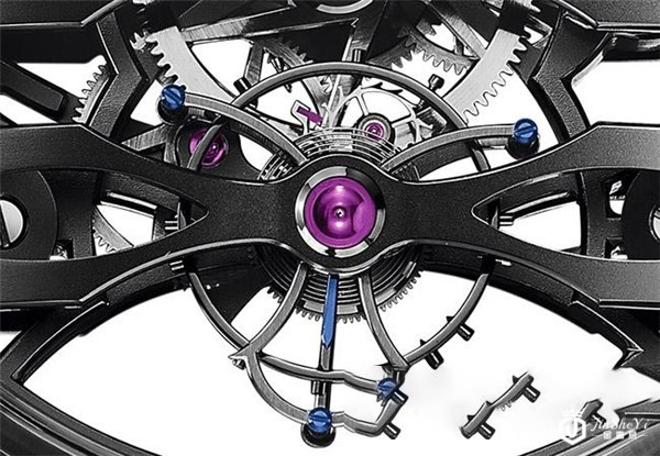 芝柏表镂空新三桥Neo Tourbillon陀飞轮腕表上的陀飞轮