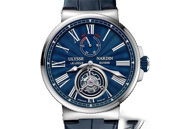 航海蓝色大明火珐琅陀飞轮