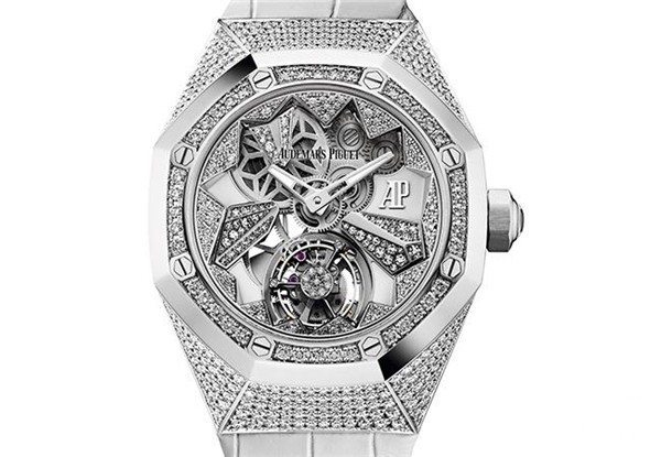 皇家橡树概念飞行陀飞轮腕表（26227BC.ZZ.D011CR.01）