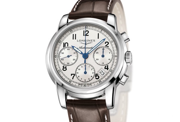 浪琴表圣米尔系列的计时表款，型号L2.753.4.73.0