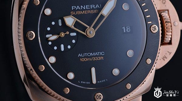 Panerai沛纳海潜行系列腕表Goldtech金色表圈