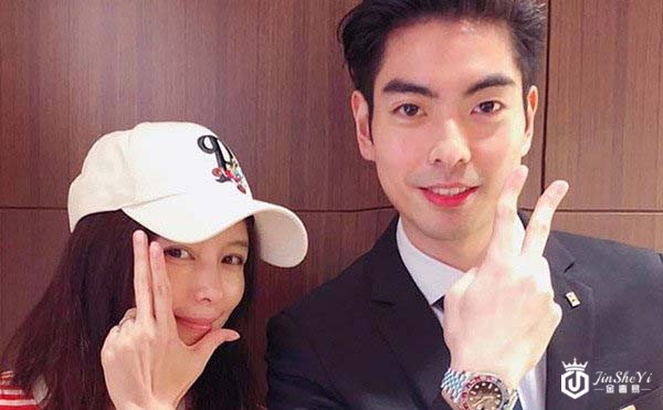 徐若瑄和劳力士GMT-Master II百事圈126710BLRO手表