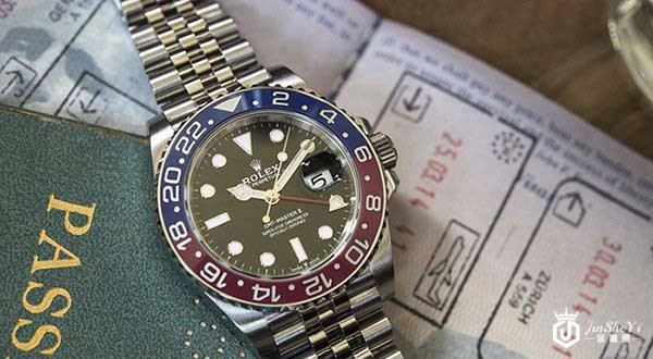 劳力士GMT-Master II百事圈126710BLRO手表