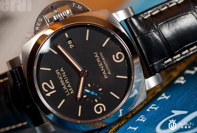 给你的胖大海加点色——沛纳海LUMINOR MARINA 1950 3 DAYS AUTOMATIC ACCIAIO蓝色秒针