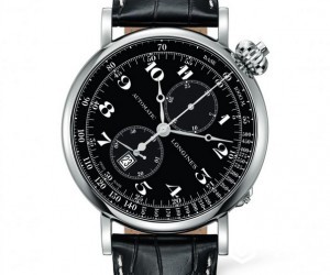 飞行员导航表 浪琴经典复古L2.779.4.53.0腕表欣赏