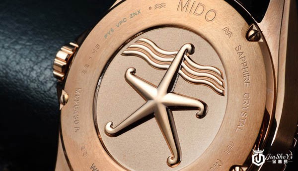 美度领航者系列潜水表背面图 美度领航者系列潜水表背面图