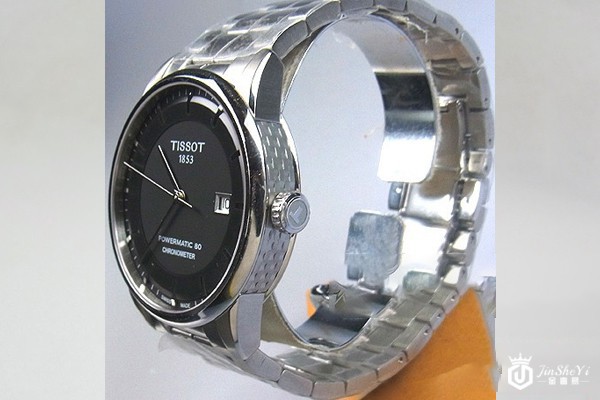 二手天梭经典系列T086.407.11.051.00名表侧面展示图