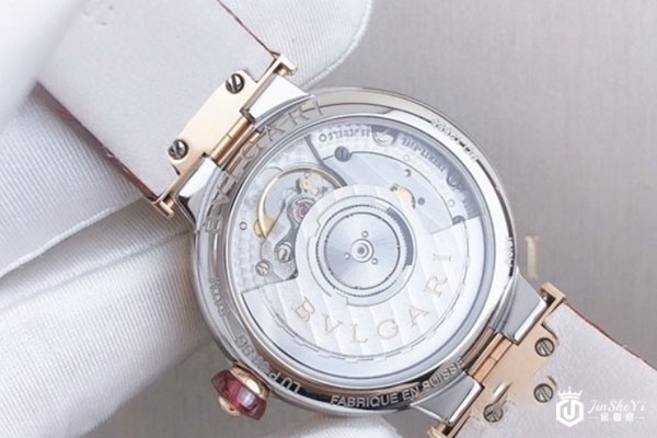 BVLGARI宝格丽LVCEA系列酒红色手表33mm