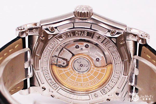 罗杰杜彼王者系列18K白金自动机械男士腕表背面