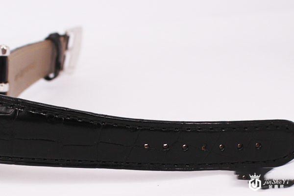 罗杰杜彼王者系列18K白金自动机械男士腕表鳄鱼皮表带