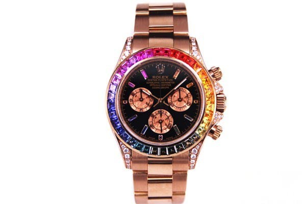 二手劳力士迪通拿系列116505手表的外观展示