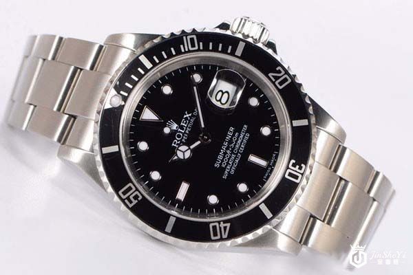 二手劳力士黑水鬼机械腕表